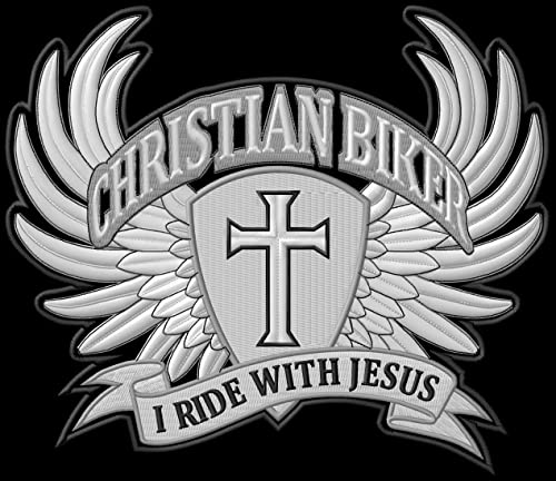 Christian Biker XL Patch Chopper Biker Motorrad Motorrad Aufnäher parche Bordado brodé patche écusson Toppa ricamata Christian Biker XL Patch Chopper Biker Motorrad Motorrad Aufnäher parche Bordado brodé patche écusson Toppa ricamata von Generic