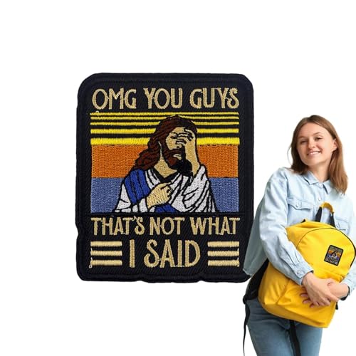 Christian Embroidered Patches, Jesus Patches, Christian Patches, Jesus Patches, Embroidery Patches, religiöse Patches für Rucksack, Bekleidungszubehör Christian Embroidered Patches, Jesus Patches, Christian Patches, Jesus Patches, Embroidery Patches, religiöse Patches für Rucksack, Bekleidungszubehör von Generic