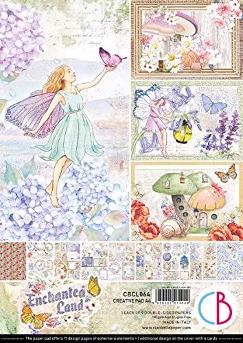Ciao Bella Enchanted Land Kreativblock, A4, 190 g/m² von Generic