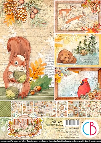 Ciao Bella Into The Wild A4 Kreativblock Ciao Bella Into The Wild A4 Kreativblock von Generic