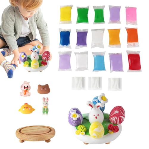 Clay Kit für - Lufttrockener Modelliermasse für über 3 Jahre, Kunst & Crafts Set für Kreativität und Fantasie | Ungiftiger Ton für Clay Kit für - Lufttrockener Modelliermasse für über 3 Jahre, Kunst & Crafts Set für Kreativität und Fantasie | Ungiftiger Ton für von Generic
