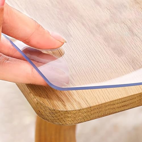Clear PVC Tablecloth 1mm/2mm - Waterproof Heat & Scratch-Resistant Table Protector for Dining Desks - Transparent Cover 120x180cm Protective Film Clear PVC Tablecloth 1mm/2mm - Waterproof Heat & Scratch-Resistant Table Protector for Dining Desks - Transparent Cover 120x180cm Protective Film von Generic