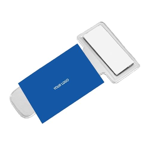 Clip für Parkscheinhalter für Auto | Parkscheinhalter auf der Windschutzscheibe | Parkscheinhalter mit Klebeband, transparente Geldklammer P von Generic