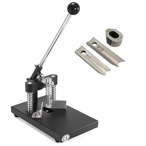 Corner Rounder Punch, R6 R10 Heavy Duty Manual Rounder Industrial Paper Punch Cutter Machine, mit austauschbarem Klingenset für Büro, Geschäft, schwerer Karton, Kunststoff, Aluminiumblatt black Corner Rounder Punch, R6 R10 Heavy Duty Manual Rounder Industrial Paper Punch Cutter Machine, mit austauschbarem Klingenset für Büro, Geschäft, schwerer Karton, Kunststoff, Aluminiumblatt black von Generic