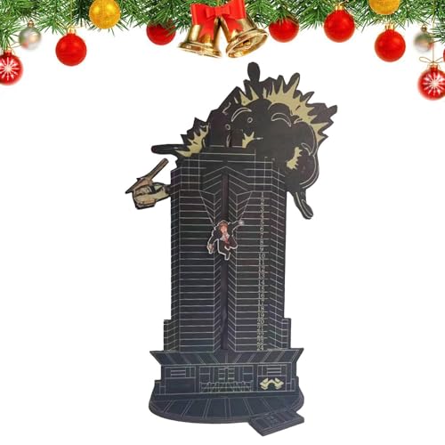 Countdown-Kalender Weihnachten - Adventskalender Weihnachten aus Holz, Hans Gruber Falling Off Plaza Calendar | Hans Gruber Falling Off Plaza Die Hard Adventskalender Countdown von Generic