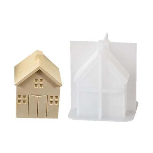 Craft House Silikon Mold Kleine Weihnachts-Silikonformen, Wiederverwendbare Harz-Kerzenform | Gips Seifenformen Antihaft für Urlaub, Wiederverwendbare Harzformen, von Generic