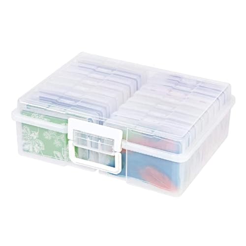 Craft Storage - Foto-Organizer-Box | 12 x 17 cm Fotoaufbewahrung, um Karten, Aufkleber, Briefmarken, gehegte Erinnerungen zu bewahren von Generic