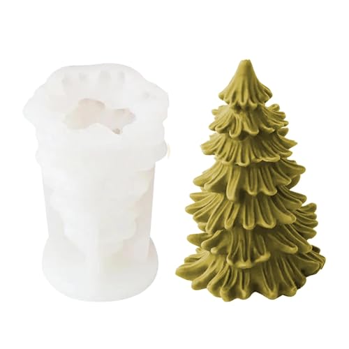 Crafts Christmas Tree Gießform, Silikonform zum Basteln, Kerzenform aus Zedernholz, Weihnachtsbaum-Serie, Silikonform aus Kiefernholz, Kerzenform Crafts Christmas Tree Gießform, Silikonform zum Basteln, Kerzenform aus Zedernholz, Weihnachtsbaum-Serie, Silikonform aus Kiefernholz, Kerzenform von Generic