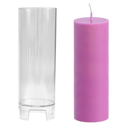 Cylinder Candle Molds – Wax Casting Form, Craft Mould | Reusable Pillar Candle Maker Tool, Heatproof Silicone Mold for Handmade Chime Candles, Tabletop Decor Projects, Scented Wax Art, Home Cylinder Candle Molds – Wax Casting Form, Craft Mould | Reusable Pillar Candle Maker Tool, Heatproof Silicone Mold for Handmade Chime Candles, Tabletop Decor Projects, Scented Wax Art, Home von Generic