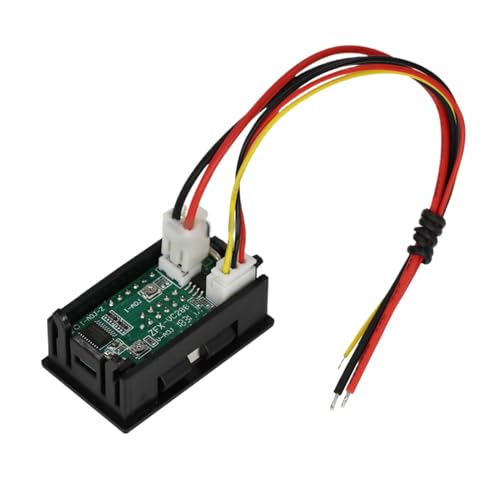DC AMP Meter - LED -Spannungsanzeige, digitale Leistungsmonitore | 0-100V Messwerkzeuggeräte, zwei in einem Schaltungstester, kompakte elektronische Spurleser und Präzisionsmesser für Workshops verwen von Generic