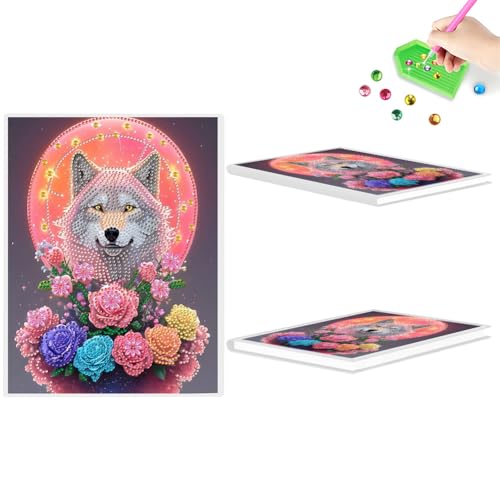 DIY Diamantmalerei Notizbuch Sets, Speziell geformte Diamantmalerei Notizbücher 50 Seiten A5 Tagebuch Buch Journal Notizbuch Diamant Kunstsets Skizzenbuch for Erwachsene Zuhause Büro Kunst DIY Diamantmalerei Notizbuch Sets, Speziell geformte Diamantmalerei Notizbücher 50 Seiten A5 Tagebuch Buch Journal Notizbuch Diamant Kunstsets Skizzenbuch for Erwachsene Zuhause Büro Kunst von Generic