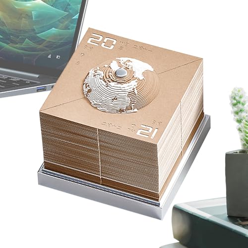 DIY Home Art Kalender - Kalender Uhr Kunst 2024 Kunstpapier Wohnkultur - Haftnotizen - Kalender für Wohnkultur Schreibtisch Modell von Generic