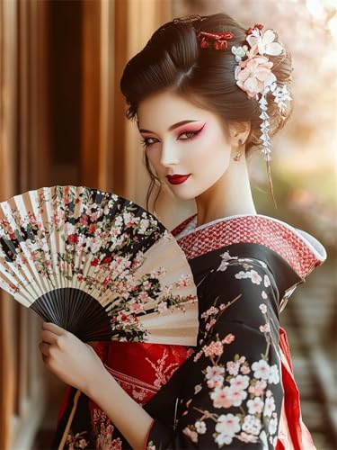 DIY Japan Diamond Painting Erwachsene, 5D Diamant Painting Bilder Frau 60x90cm für Anfänger, mit Malerei Zubehör, Mosaikherstellung Basteln für Entspannung und Wand Decor, Geschenke für Frauen X-251 DIY Japan Diamond Painting Erwachsene, 5D Diamant Painting Bilder Frau 60x90cm für Anfänger, mit Malerei Zubehör, Mosaikherstellung Basteln für Entspannung und Wand Decor, Geschenke für Frauen X-251 von Generic