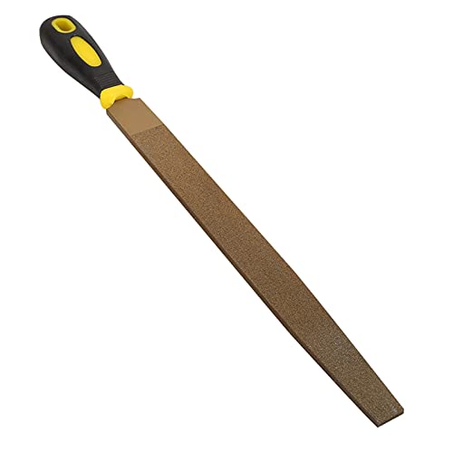-Datei, Dateien Tools für Metall -Metalldatei Flache Handdatei 6 Bis 12 Zoll Braze Datei Raspe Flat für Hartmetallschärfende Schleifschnitzerhandwerkzeuge (15,2 cm/6in) (20,3 cm/8in) (10 Zoll) (12 von Generic