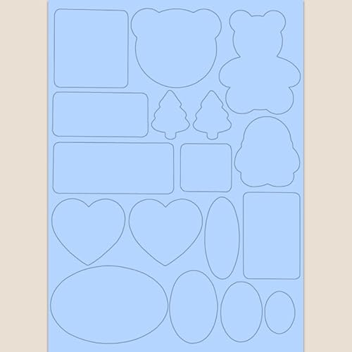 Daunenjacke Loch Reparatur Flicken Aufkleber Selbstklebendes Gewebe Kein Schneiden Regenmantel Zelt Reparatur(Pale blue) von Generic