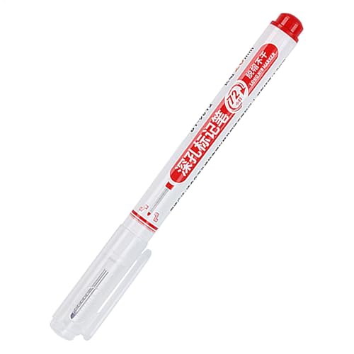 Deep Hole Marker Stift - wasserdichte Tischlermarkierungsstifte | Schnelltrockne lange NIB-Marke für Holzbearbeitung, Konstruktion, Badezimmer- und Hardwaredekoration, Präzisionsreichweite Deep Hole Marker Stift - wasserdichte Tischlermarkierungsstifte | Schnelltrockne lange NIB-Marke für Holzbearbeitung, Konstruktion, Badezimmer- und Hardwaredekoration, Präzisionsreichweite von Generic