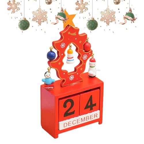 Dekorative Countdown-Blöcke für Weihnachten, Holzdekorationen mit Datum und Tischnummer | sicherer Adventskalender aus Holz, Countdown-Kalender Weihnachtsdekorationen Dekorative Countdown-Blöcke für Weihnachten, Holzdekorationen mit Datum und Tischnummer | sicherer Adventskalender aus Holz, Countdown-Kalender Weihnachtsdekorationen von Generic