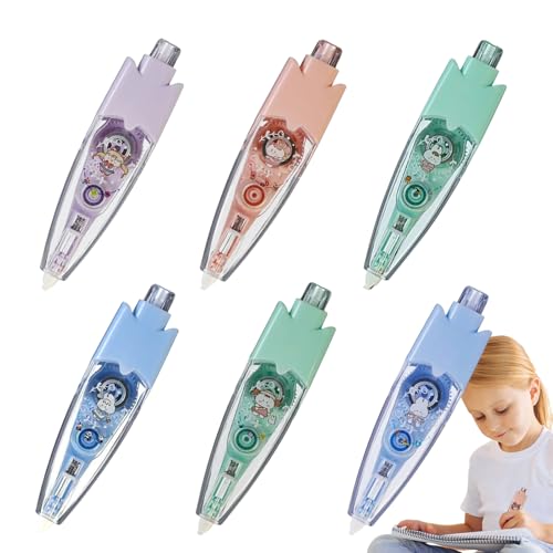 Dekorative Marker Für Kinder Mit Druck | Stifte Für Mädchen - Sechs Nachfüllungen Lustige Spitzen Niedliche Textmarker Schulmaterial Ideal Für Weihnachtsstrümpfe Geburtstagsgeschenke Party von Generic