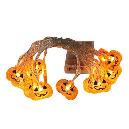 Dekorative für Halloween, Orange, LED-Lichterkette, Herbstsaison | Halloween-Dekoration für Abend, Baum, Wand, , Fenster und Innenbereich Dekorative für Halloween, Orange, LED-Lichterkette, Herbstsaison | Halloween-Dekoration für Abend, Baum, Wand, , Fenster und Innenbereich von Generic