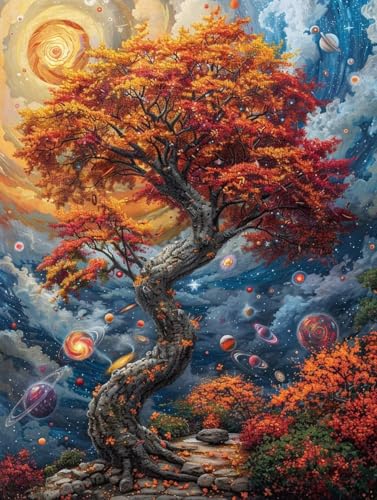 Diamant Painting Baum Diamond Painting Erwachsene Abstrakt, 5D DIY Bastelset Erwachsene, Diamanten Kinder Runder Stein, Mosaikherstellung Kreativ Bastelset, Geschenke Wanddeko 100x135cm - YZ250933N Diamant Painting Baum Diamond Painting Erwachsene Abstrakt, 5D DIY Bastelset Erwachsene, Diamanten Kinder Runder Stein, Mosaikherstellung Kreativ Bastelset, Geschenke Wanddeko 100x135cm - YZ250933N von Generic