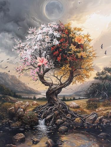 Diamant Painting Baum Diamond Painting Erwachsene Abstrakt, 5D DIY Bastelset Erwachsene, Diamanten Kinder Runder Stein, Mosaikherstellung Kreativ Bastelset, Geschenke Wanddeko 70x95cm - YZ250954Y Diamant Painting Baum Diamond Painting Erwachsene Abstrakt, 5D DIY Bastelset Erwachsene, Diamanten Kinder Runder Stein, Mosaikherstellung Kreativ Bastelset, Geschenke Wanddeko 70x95cm - YZ250954Y von Generic