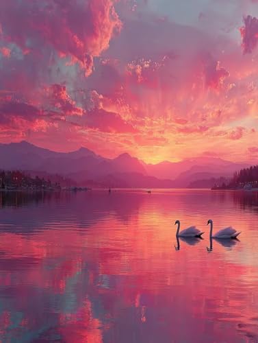 Diamant Painting Landschaft Diamond Painting Erwachsene Schwan, 5D DIY Bastelset Erwachsene, Diamanten Kinder Runder Stein, Mosaikherstellung Kreativ Bastelset, Geschenke 100 x 135 cm - YZ2509549 Diamant Painting Landschaft Diamond Painting Erwachsene Schwan, 5D DIY Bastelset Erwachsene, Diamanten Kinder Runder Stein, Mosaikherstellung Kreativ Bastelset, Geschenke 100 x 135 cm - YZ2509549 von Generic