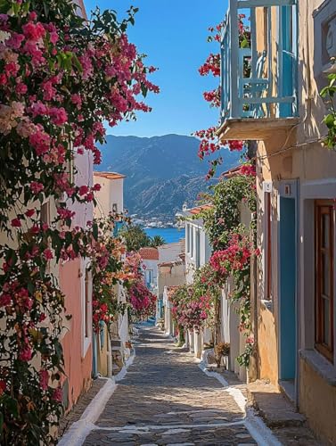 Diamond Painting, Diamond Painting Erwachsene, Blumen Haus Klein, Runder Diamanten Stickerei Kreuzstich Mosaikherstellung, Kreatives Geschenke Dekorationen Für Wohnzimmer Schlafzimmer Büro 30x60cm 196 Diamond Painting, Diamond Painting Erwachsene, Blumen Haus Klein, Runder Diamanten Stickerei Kreuzstich Mosaikherstellung, Kreatives Geschenke Dekorationen Für Wohnzimmer Schlafzimmer Büro 30x60cm 196 von Generic