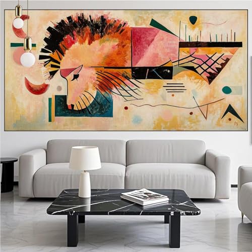 Diamond Painting Abstrakt Diamond Painting Erwachsene Groß xxl 50x150cm Diamant Malerei Tier Malen Nach Zahlen DIY Strass Kunst Mosaikherstellung Crystal Stickerei Malerei Kits für Home Dekor KM-965 von Generic
