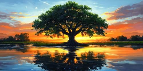 Diamond Painting Baum, 5D Diamond Painting Zubehör, Landschaft DIY Full Drill Rund Bohrer Kristall Wasserbohrer Kreuz Stickerei Basteln Kits Erwachsene kinder, Geschenk und Wanddeko 180x90cm T-z868 Diamond Painting Baum, 5D Diamond Painting Zubehör, Landschaft DIY Full Drill Rund Bohrer Kristall Wasserbohrer Kreuz Stickerei Basteln Kits Erwachsene kinder, Geschenk und Wanddeko 180x90cm T-z868 von Generic