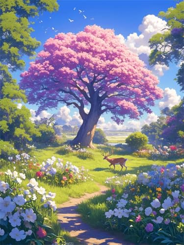 Diamond Painting Baum Des Lebens Diamond Painting Kinder 40x60cm Diamant Malerei Bilder Reh,DIY Vollbohrer Diamanten Malerei Stickerei Kreuzstich Malerei Bastelset Kits, Geschenk Mädchen 9 jahre z67-t Diamond Painting Baum Des Lebens Diamond Painting Kinder 40x60cm Diamant Malerei Bilder Reh,DIY Vollbohrer Diamanten Malerei Stickerei Kreuzstich Malerei Bastelset Kits, Geschenk Mädchen 9 jahre z67-t von Generic