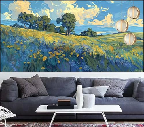 Diamond Painting Baum Diamant Painting Bilder Landschaft Malen Nach Zahlen Erwachsene DIY Mosaikherstellung Puzzle,Diamant Malerei Stickerei Kreuzstich set für Deko Geschenke Frauen 100x300cm QL-841 von Generic