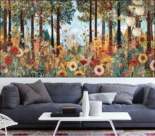 Diamond Painting Baum Diamond Painting Kinder Landschaft Diamant Malerei Anfänger Diamant Kunst Malerei Stickerei set,DIY Malen Nach Zahlen Bastelset Erwachsene Kristall Puzzle,Gift 40x100cm VQ-378 von Generic