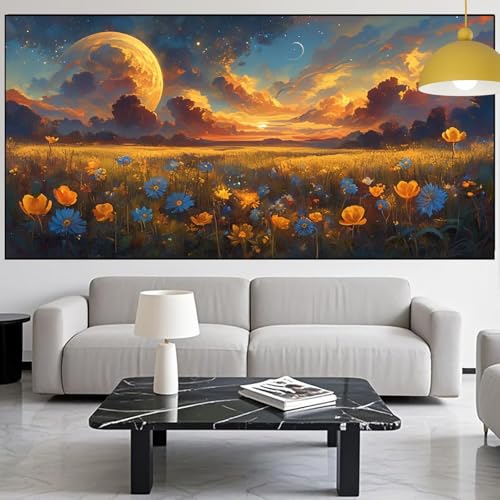 Diamond Painting Blume Diamond Painting Erwachsene 50x100cm Diamant Malerei Mond Malen Nach Zahlen DIY Strass Kunst Mosaikherstellung Crystal Stickerei Malerei Kits für Home Dekor Geschenke YM-855 Diamond Painting Blume Diamond Painting Erwachsene 50x100cm Diamant Malerei Mond Malen Nach Zahlen DIY Strass Kunst Mosaikherstellung Crystal Stickerei Malerei Kits für Home Dekor Geschenke YM-855 von Generic