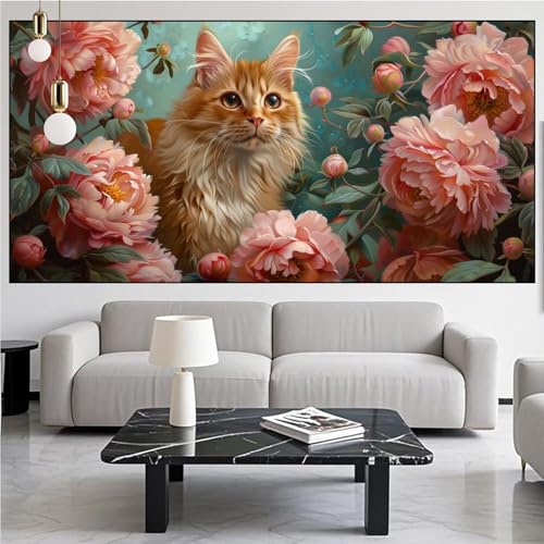 Diamond Painting Blume Diamond Painting Erwachsene Groß xxl 100x300cm Diamant Malerei Katze Malen Nach Zahlen DIY Strass Kunst Mosaikherstellung Crystal Stickerei Malerei Kits für Home Dekor KM-1005 Diamond Painting Blume Diamond Painting Erwachsene Groß xxl 100x300cm Diamant Malerei Katze Malen Nach Zahlen DIY Strass Kunst Mosaikherstellung Crystal Stickerei Malerei Kits für Home Dekor KM-1005 von Generic