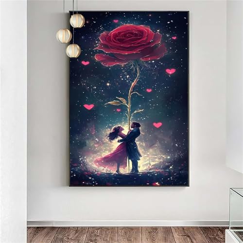 Diamond Painting Blumen Ehepaar Diamond Painting Erwachsene xxl,DIY Malen nach Zahlen Diamant Set Frauen,Diamant Stickerei Kreuzstich Basteln Set Geschenke für Frauen Deko Schlafzimmer 70x140cm j-1125 Diamond Painting Blumen Ehepaar Diamond Painting Erwachsene xxl,DIY Malen nach Zahlen Diamant Set Frauen,Diamant Stickerei Kreuzstich Basteln Set Geschenke für Frauen Deko Schlafzimmer 70x140cm j-1125 von Generic