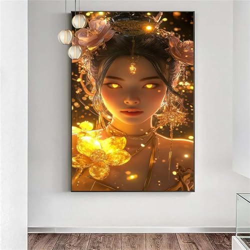 Diamond Painting Blumen Göttin Diamond Painting Erwachsene xxl,DIY Malen nach Zahlen Diamant Set Frauen,Diamant Stickerei Kreuzstich Basteln Set Geschenke für Frauen Deko Schlafzimmer 80x160cm j-1122 Diamond Painting Blumen Göttin Diamond Painting Erwachsene xxl,DIY Malen nach Zahlen Diamant Set Frauen,Diamant Stickerei Kreuzstich Basteln Set Geschenke für Frauen Deko Schlafzimmer 80x160cm j-1122 von Generic