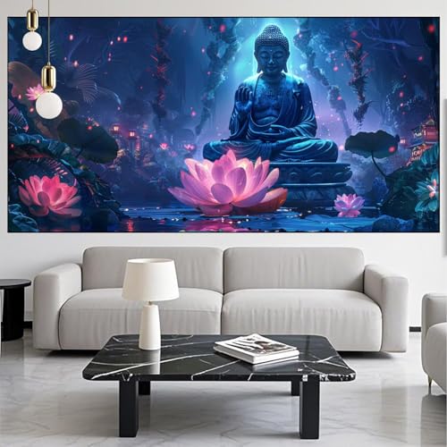 Diamond Painting Buddha Diamont Painting Bilder Blume Malen Nach Zahlen Set für Kinder Erwachsene,5D Vollbohrung Crystal Bastelset Mädchen Mosaikherstellung,DIY Diamant Malerei,Gifts 50x150cm KM-988 Diamond Painting Buddha Diamont Painting Bilder Blume Malen Nach Zahlen Set für Kinder Erwachsene,5D Vollbohrung Crystal Bastelset Mädchen Mosaikherstellung,DIY Diamant Malerei,Gifts 50x150cm KM-988 von Generic