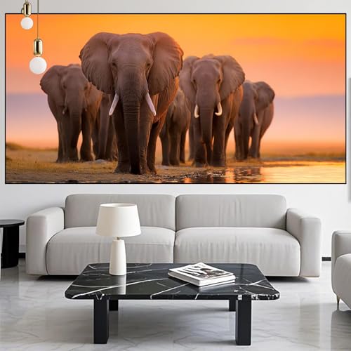 Diamond Painting Elefant Diamond Painting Erwachsene Groß xxl 60x180cm Diamant Malerei Tier Malen Nach Zahlen DIY Strass Kunst Mosaikherstellung Crystal Stickerei Malerei Kit,Geschenke LK-204 Diamond Painting Elefant Diamond Painting Erwachsene Groß xxl 60x180cm Diamant Malerei Tier Malen Nach Zahlen DIY Strass Kunst Mosaikherstellung Crystal Stickerei Malerei Kit,Geschenke LK-204 von Generic