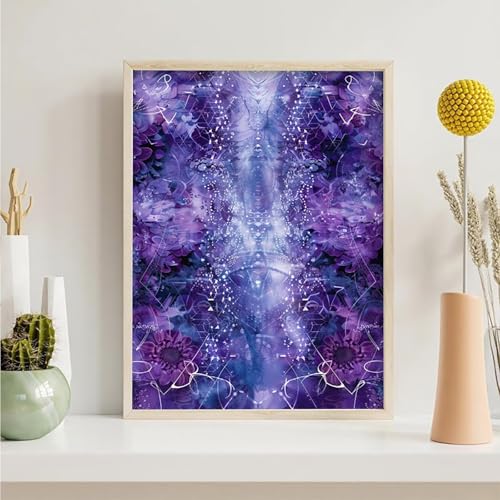 Diamond Painting Erwachsene Abstrakt 5D Landschaft Diamant Painting Bilder Diamond Art Set für Erwachsene Kinder, Komplettes DIY Diamant Malerei Malen Stickset, Kreuzstichbilder 80x100 cm PjY4277 O-S von Generic