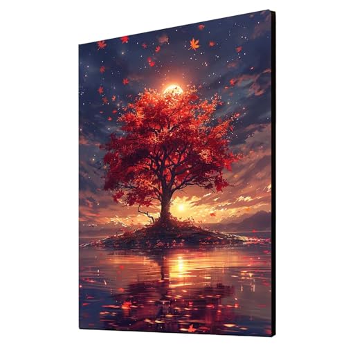 Diamond Painting Erwachsene Baum Diamond Painting Landschaft, Diamant Malen Nach Zahlen, 5D DIY Crystal art Cross Stickerei Basteln Erwachsene, Home Ästhetik Wand Dekor, Geschenke 30x40cm 1ZSH-7032 Diamond Painting Erwachsene Baum Diamond Painting Landschaft, Diamant Malen Nach Zahlen, 5D DIY Crystal art Cross Stickerei Basteln Erwachsene, Home Ästhetik Wand Dekor, Geschenke 30x40cm 1ZSH-7032 von Generic