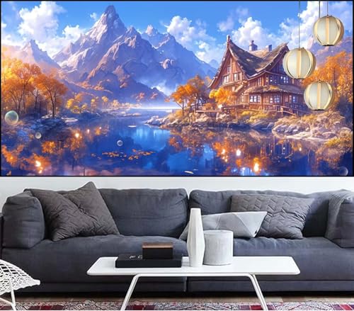 Diamond Painting Erwachsene Berg Diamond Painting xxl 100x300cm Diamant Malerei Herbst,DIY Malen Nach Zahlen Erwachsene Diamant Stickerei,5D Diamanten Crystal Leinwand Art Mosaik Bastelset,Deko QL-839 Diamond Painting Erwachsene Berg Diamond Painting xxl 100x300cm Diamant Malerei Herbst,DIY Malen Nach Zahlen Erwachsene Diamant Stickerei,5D Diamanten Crystal Leinwand Art Mosaik Bastelset,Deko QL-839 von Generic