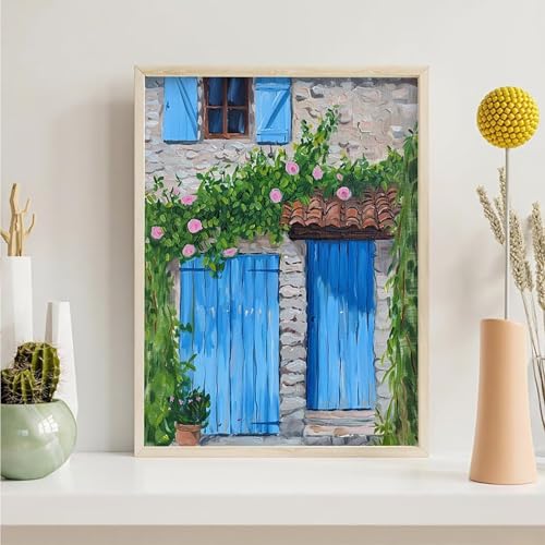Diamond Painting Erwachsene Blume 5D BläTter Diamant Painting Bilder Diamond Art Set für Erwachsene Kinder, Komplettes DIY Diamant Malerei Malen Stickset, Kreuzstichbilder 80x100cm PjY537 8-I von Generic