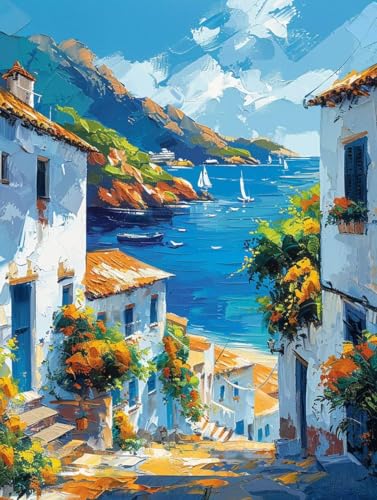 Diamond Painting Erwachsene Blume Diamond Painting Kinder Am Meer, Vollbohrer Diamanten Basteln Erwachsene Stickerei Kreuzstich Crystal Art Malerei für Zimmer Deko, Geschenk Frau 20 x 30 cm -KF250690 Diamond Painting Erwachsene Blume Diamond Painting Kinder Am Meer, Vollbohrer Diamanten Basteln Erwachsene Stickerei Kreuzstich Crystal Art Malerei für Zimmer Deko, Geschenk Frau 20 x 30 cm -KF250690 von Generic