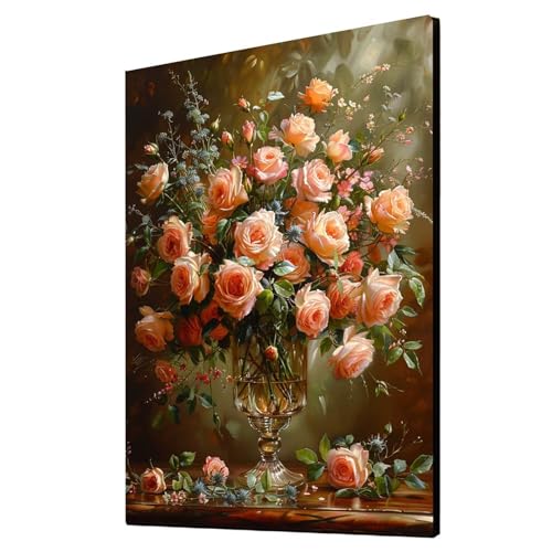 Diamond Painting Erwachsene Blume Diamond Painting Pflanzen, Diamant Malen Nach Zahlen, 5D DIY Crystal art Cross Stickerei Basteln Erwachsene, Home Ästhetik Wand Dekor, Geschenke 100x135 cm 1ZSH-6830 von Generic