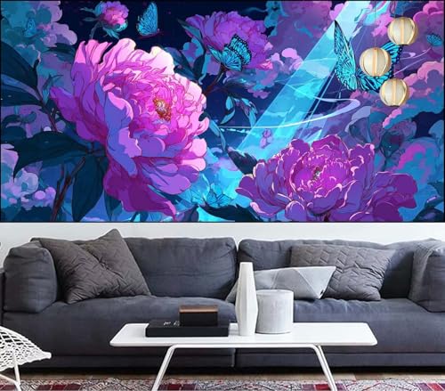 Diamond Painting Erwachsene Blume Diamond Painting xxl 100x300cm Diamant Malerei Schmetterling,Malen Nach Zahlen Erwachsene Diamant Stickerei,Diamanten Crystal Leinwand Mosaik Bastelset,Gift VQ-725 Diamond Painting Erwachsene Blume Diamond Painting xxl 100x300cm Diamant Malerei Schmetterling,Malen Nach Zahlen Erwachsene Diamant Stickerei,Diamanten Crystal Leinwand Mosaik Bastelset,Gift VQ-725 von Generic