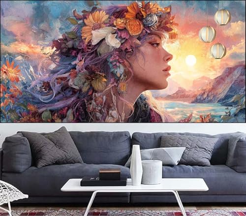 Diamond Painting Erwachsene Blume Diamond Painting xxl 100x300cm Diamant Malerei Schönheit,Malen Nach Zahlen Erwachsene Diamant Stickerei,Diamanten Crystal Leinwand Art Mosaik Bastelset,Gift VQ-629 Diamond Painting Erwachsene Blume Diamond Painting xxl 100x300cm Diamant Malerei Schönheit,Malen Nach Zahlen Erwachsene Diamant Stickerei,Diamanten Crystal Leinwand Art Mosaik Bastelset,Gift VQ-629 von Generic