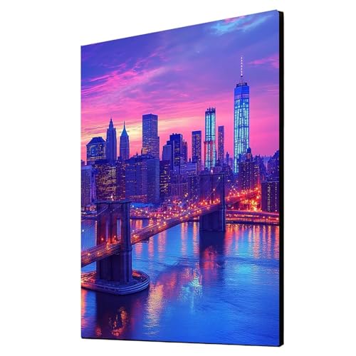 Diamond Painting Erwachsene Brooklyn Bridge Diamond Painting Stadt, Diamant Malen Nach Zahlen, 5D DIY Crystal art Cross Stickerei Basteln Erwachsene, Home Ästhetik Wand Dekor 90x120cm 1ZSH-8159 Diamond Painting Erwachsene Brooklyn Bridge Diamond Painting Stadt, Diamant Malen Nach Zahlen, 5D DIY Crystal art Cross Stickerei Basteln Erwachsene, Home Ästhetik Wand Dekor 90x120cm 1ZSH-8159 von Generic