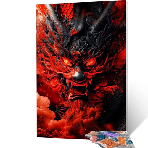 Diamond Painting Erwachsene Drachen, Fantasie Diamant Painting Bilder, DIY Full Drill Mosaikherstellung Cross Stitch Bastelset Erwachsene, Geschenke für Frauen, Dekor Wohnzimmer, 100x135cm model/-6170 Diamond Painting Erwachsene Drachen, Fantasie Diamant Painting Bilder, DIY Full Drill Mosaikherstellung Cross Stitch Bastelset Erwachsene, Geschenke für Frauen, Dekor Wohnzimmer, 100x135cm model/-6170 von Generic