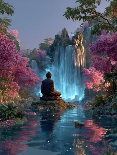 Diamond Painting Erwachsene Fallen Diamond Painting Kinder Zen, Vollbohrer Diamanten Basteln Erwachsene Stickerei Kreuzstich Crystal Art Malerei für Zimmer Deko, Geschenk Frau 30 x 40 cm - 1F40R Diamond Painting Erwachsene Fallen Diamond Painting Kinder Zen, Vollbohrer Diamanten Basteln Erwachsene Stickerei Kreuzstich Crystal Art Malerei für Zimmer Deko, Geschenk Frau 30 x 40 cm - 1F40R von Generic