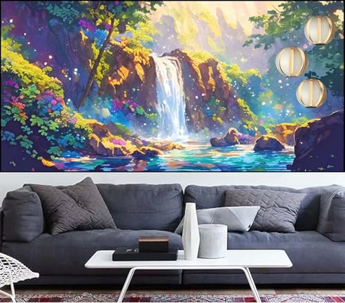 Diamond Painting Erwachsene Fallen Diamond Painting xxl 70x200cm Diamant Malerei Landschaft,DIY Malen Nach Zahlen Erwachsene Diamant Stickerei,Diamanten Crystal Leinwand Art Mosaik Bastelset QL-824 Diamond Painting Erwachsene Fallen Diamond Painting xxl 70x200cm Diamant Malerei Landschaft,DIY Malen Nach Zahlen Erwachsene Diamant Stickerei,Diamanten Crystal Leinwand Art Mosaik Bastelset QL-824 von Generic
